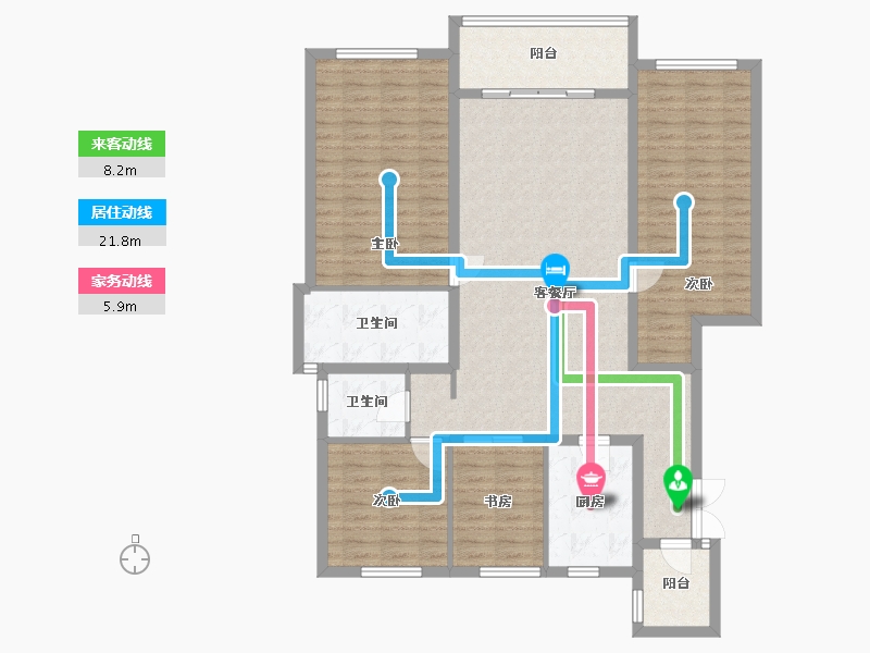 四川省-成都市-中南樾府-138.00-户型库-动静线