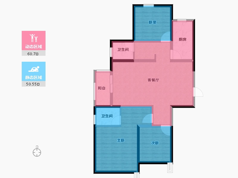 河南省-郑州市-瀚宇天悦城-99.21-户型库-动静分区