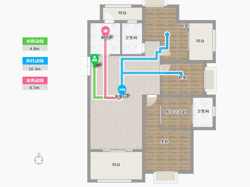 广东省-深圳市-中洲滨海华府一期-131.20-户型库-动静线