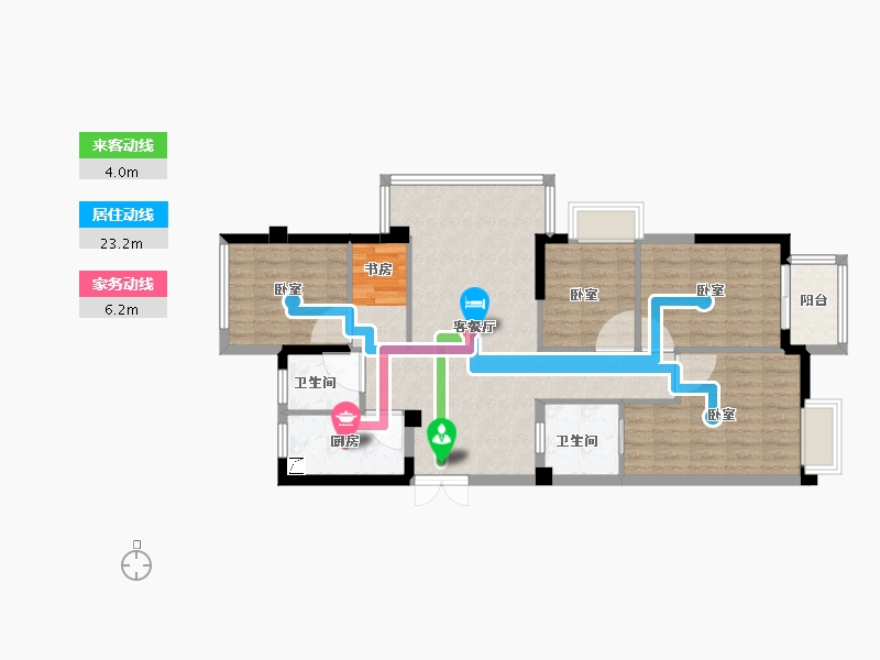 福建省-福州市-悦江府-89.08-户型库-动静线