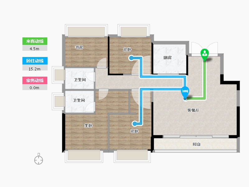 福建省-福州市-榕发翰林壹号-112.00-户型库-动静线