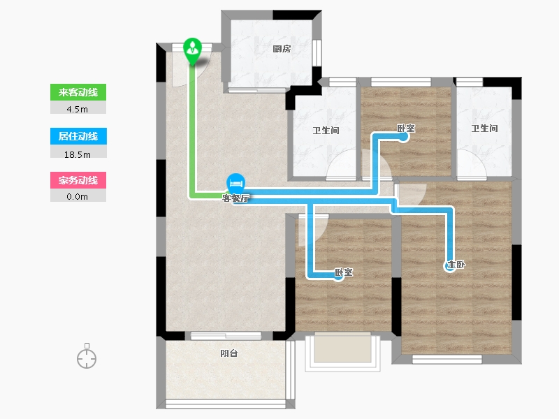 福建省-福州市-融创福州府-71.20-户型库-动静线