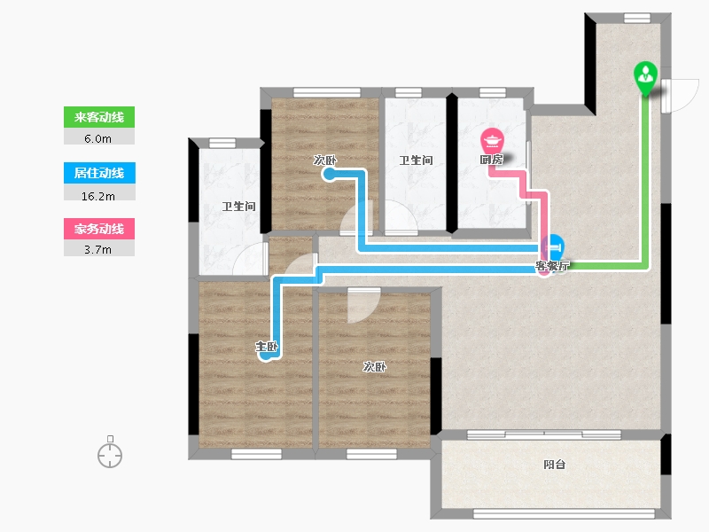 福建省-福州市-国贸润原-92.84-户型库-动静线