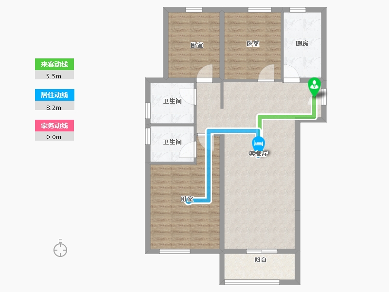 河南省-郑州市-正商湖西学府-92.00-户型库-动静线