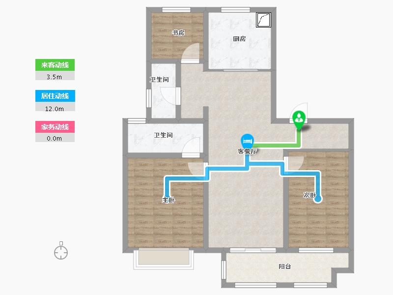 山东省-济南市-高铁城​-104.01-户型库-动静线