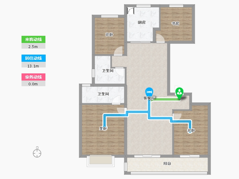 山东省-济南市-高铁城​-123.20-户型库-动静线