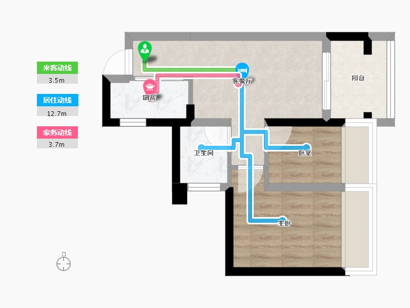 广东省-深圳市-花样年·好时光-36.27-户型库-动静线