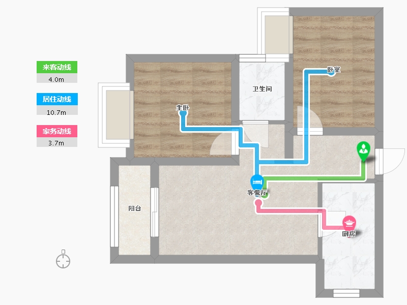 广东省-深圳市-招商臻府-47.00-户型库-动静线