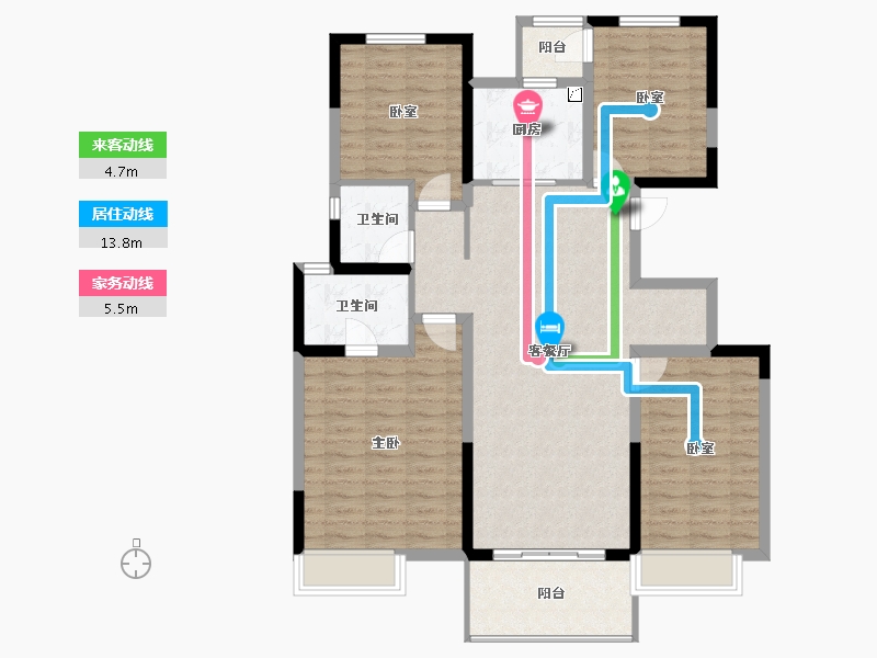 河南省-郑州市-正商生态城-114.00-户型库-动静线