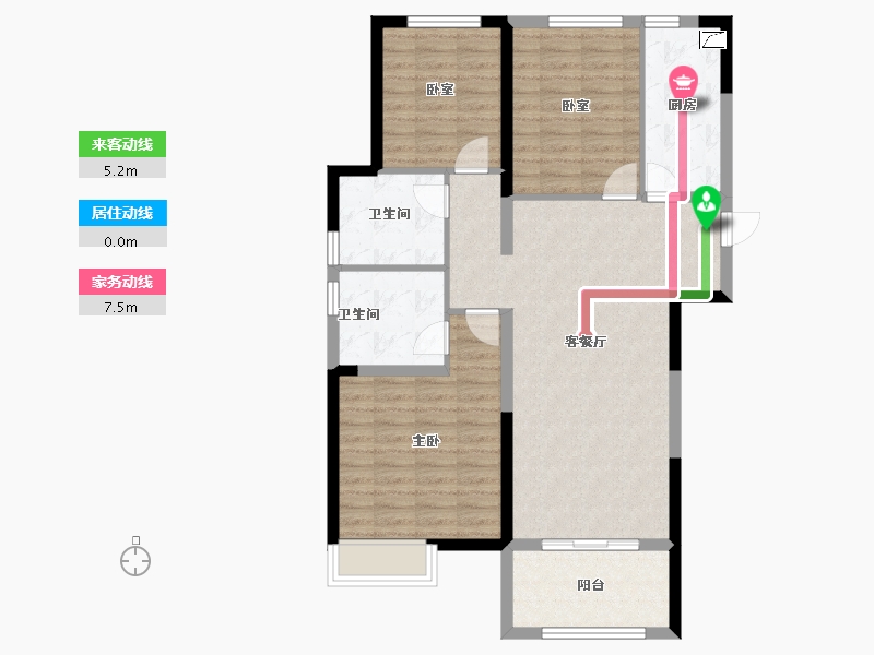 河南省-郑州市-正商生态城-96.00-户型库-动静线