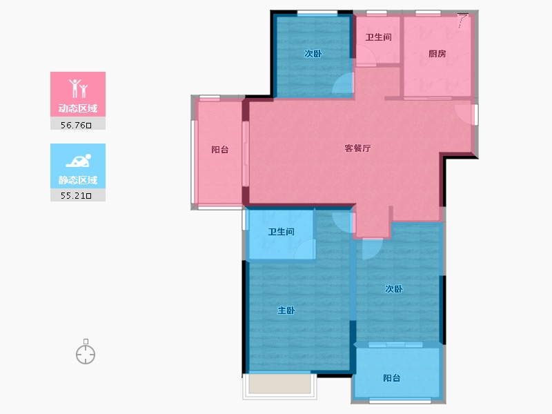 河南省-郑州市-正商生态城-101.00-户型库-动静分区