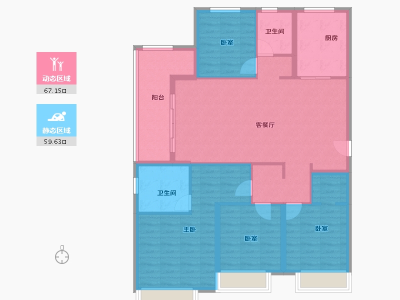 河南省-郑州市-和昌优地-114.40-户型库-动静分区