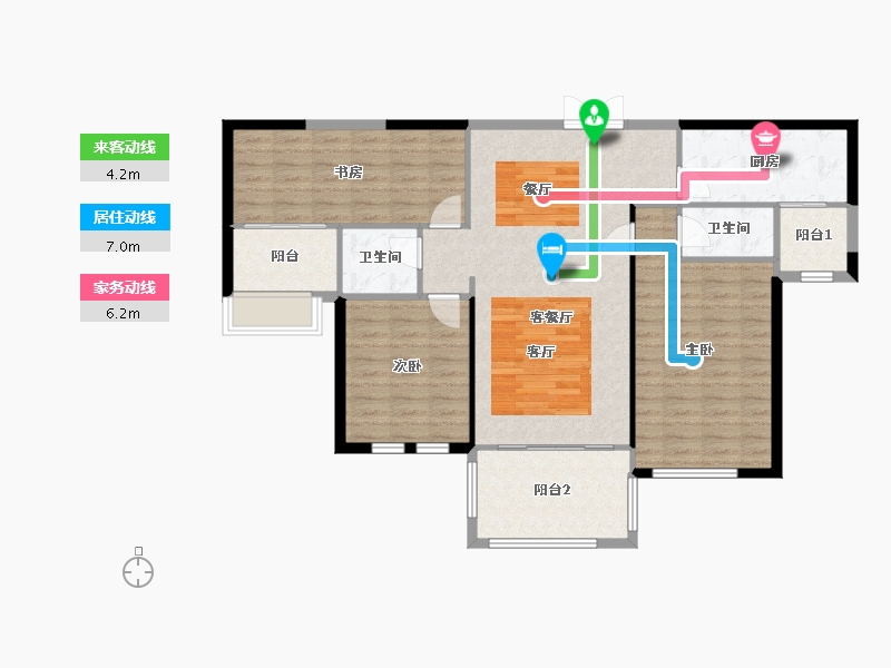 河南省-郑州市-海马公园-109.49-户型库-动静线