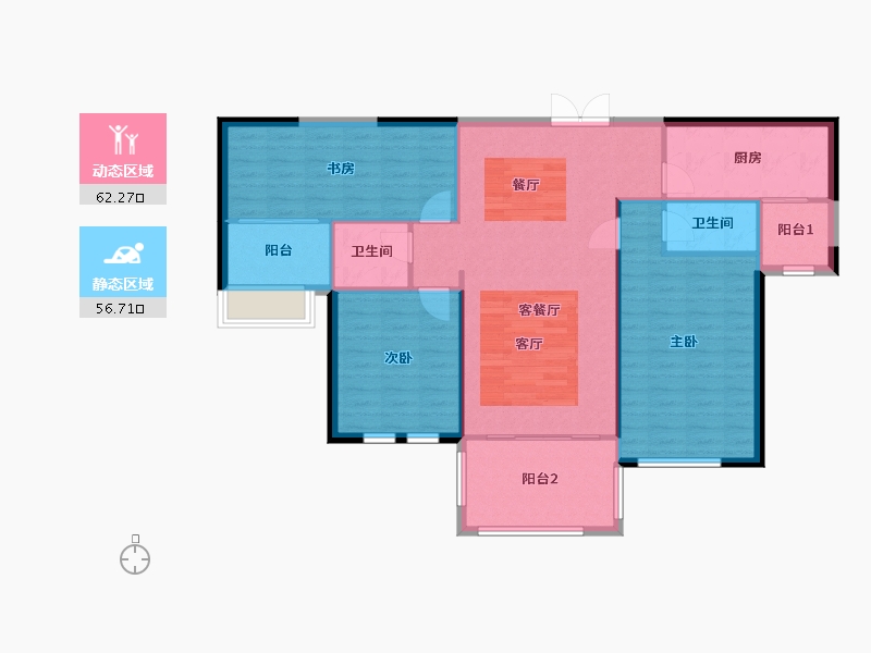 河南省-郑州市-海马公园-109.49-户型库-动静分区