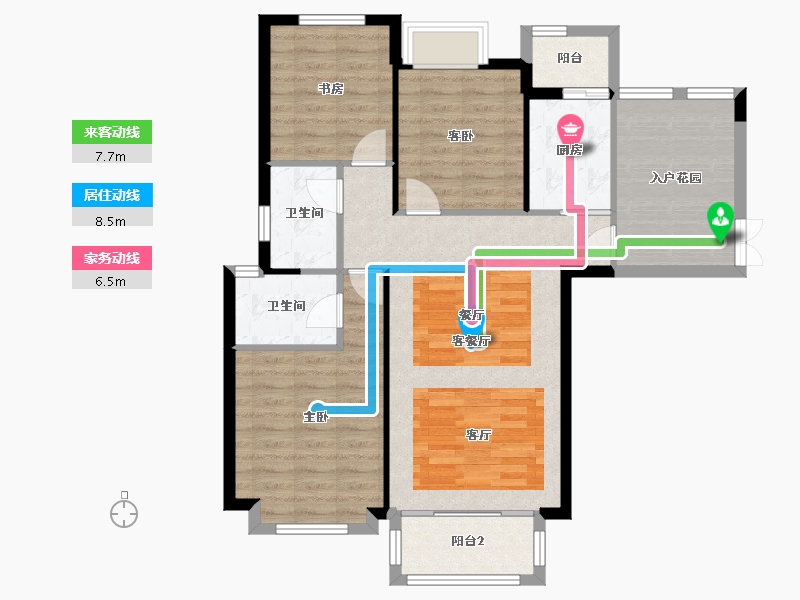 河南省-郑州市-海马公园-93.69-户型库-动静线