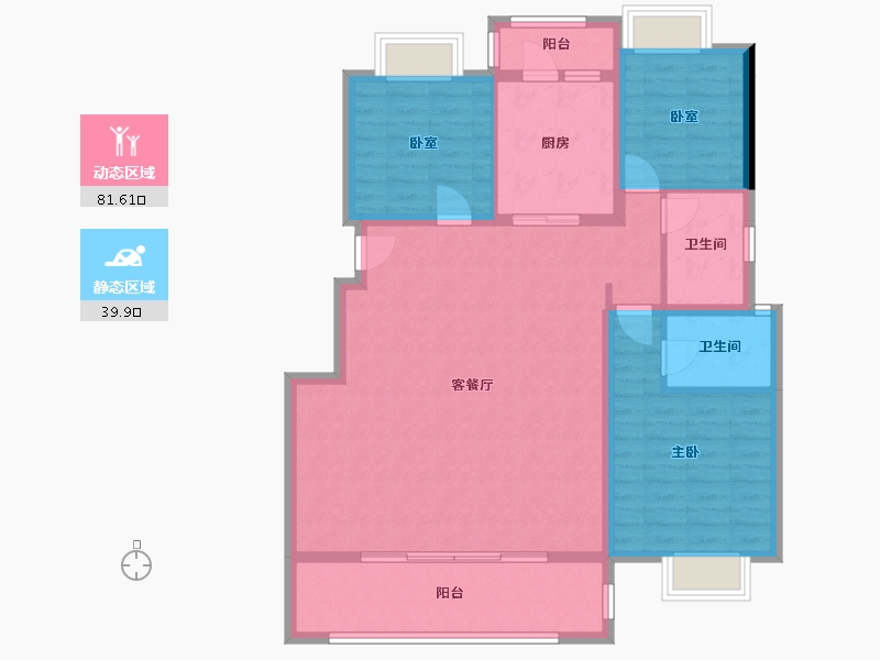 云南省-昆明市-和悦佳苑-113.09-户型库-动静分区