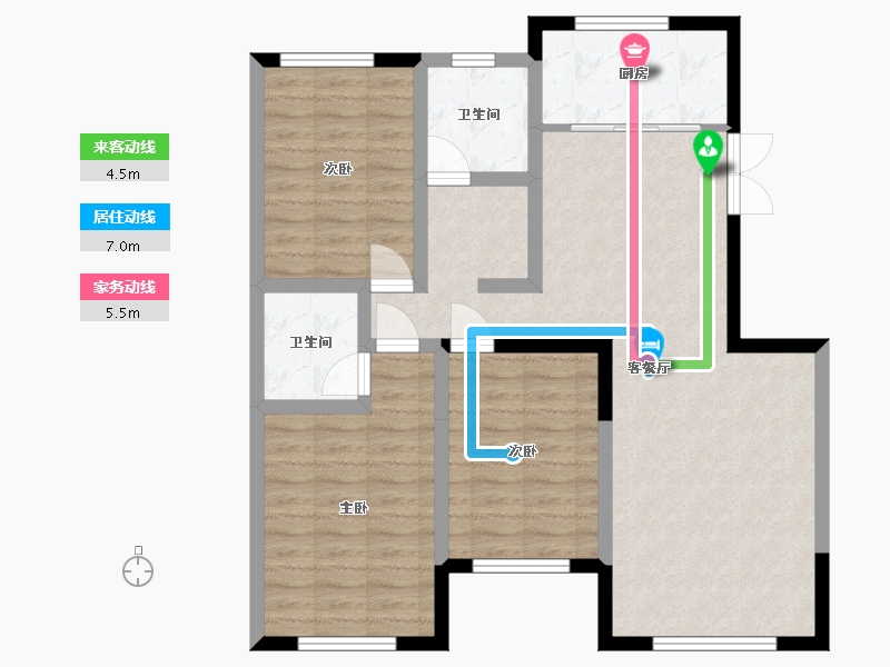 河南省-郑州市-商都幸福家园-120.00-户型库-动静线