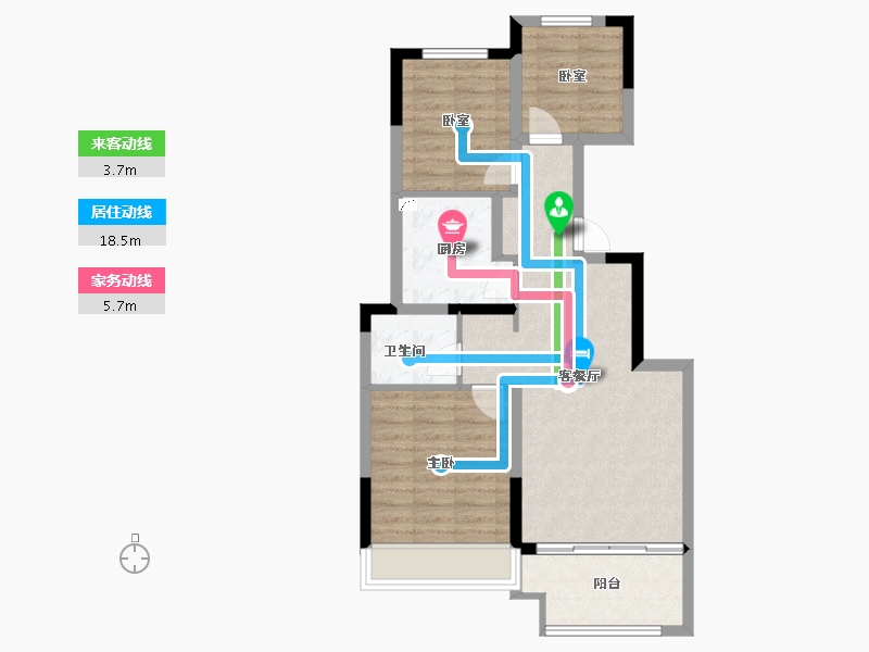 河南省-郑州市-登封正商城-72.01-户型库-动静线