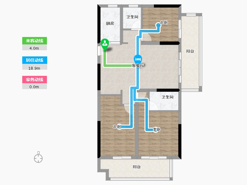 河南省-郑州市-星联·花溪府-96.00-户型库-动静线