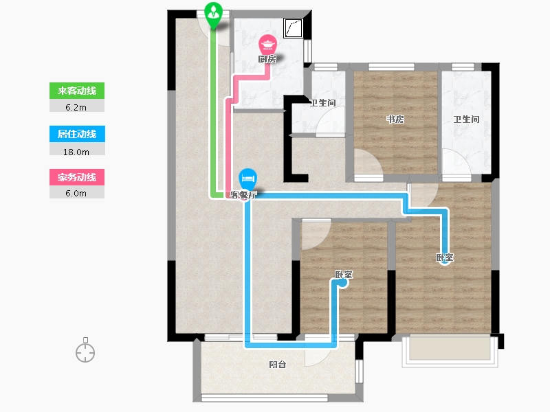 河南省-郑州市-中原华侨城-93.18-户型库-动静线