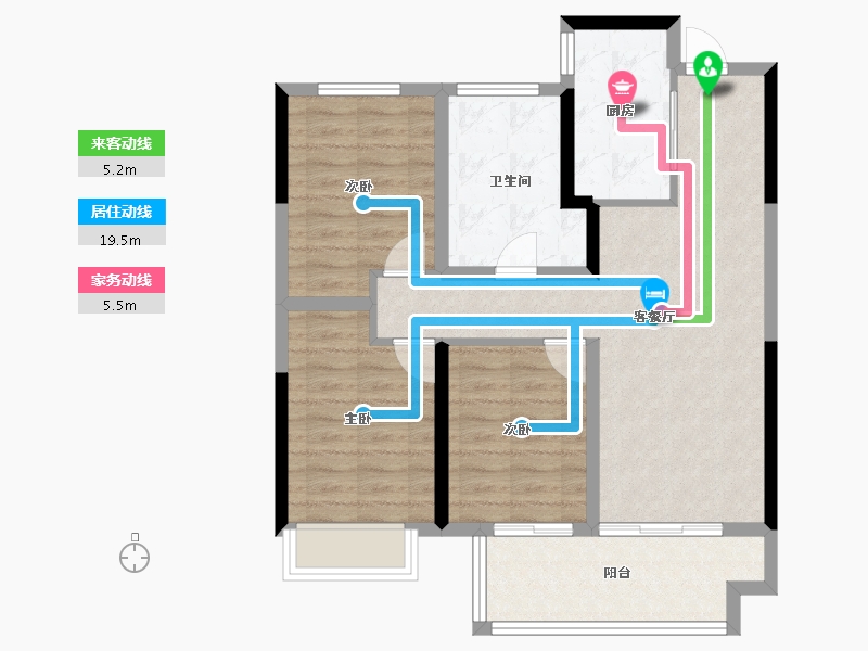 河南省-郑州市-星联·花溪府-80.00-户型库-动静线