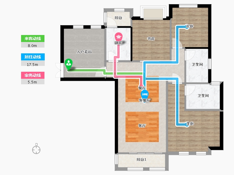 河南省-郑州市-海马公园-95.41-户型库-动静线