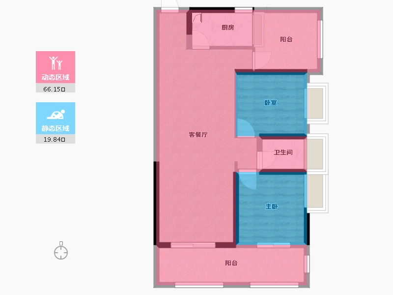 广东省-惠州市-智祥名苑-70.00-户型库-动静分区