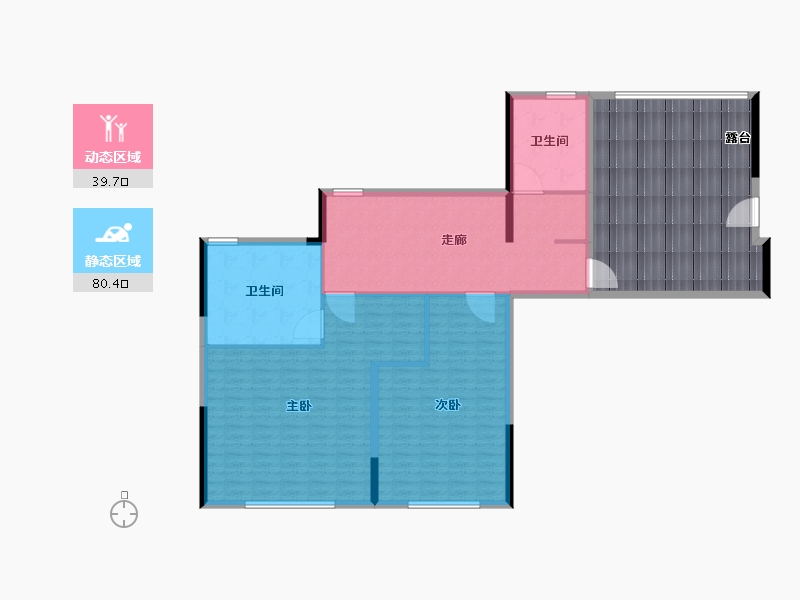 河南省-郑州市-绿地花语城-146.01-户型库-动静分区