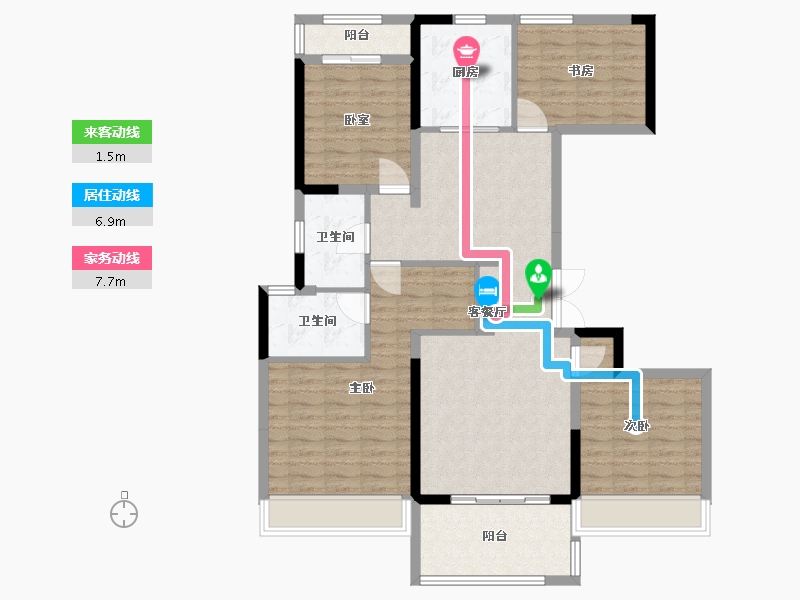 河南省-郑州市-广汇湾 -112.80-户型库-动静线