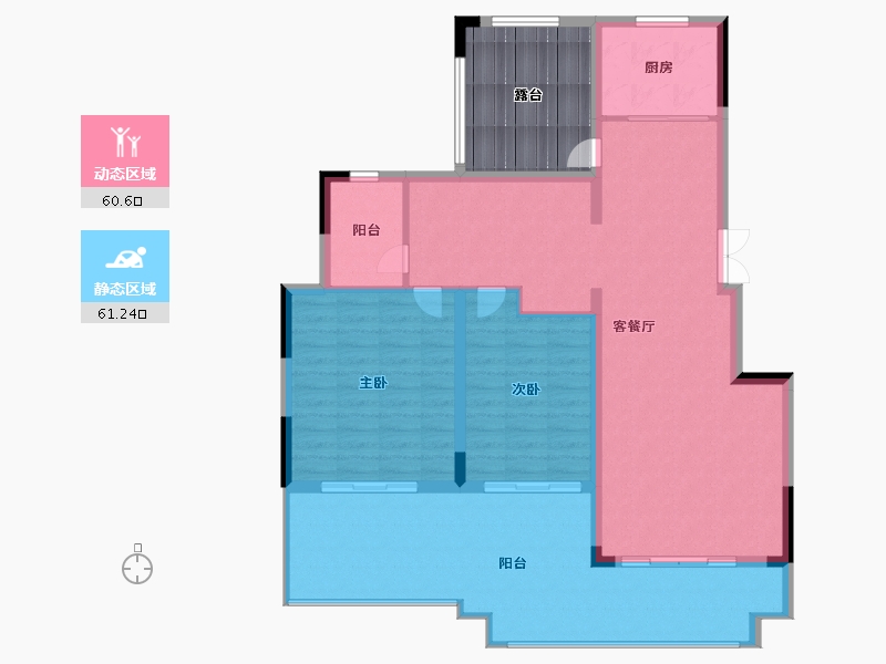 河南省-郑州市-绿地花语城-122.00-户型库-动静分区