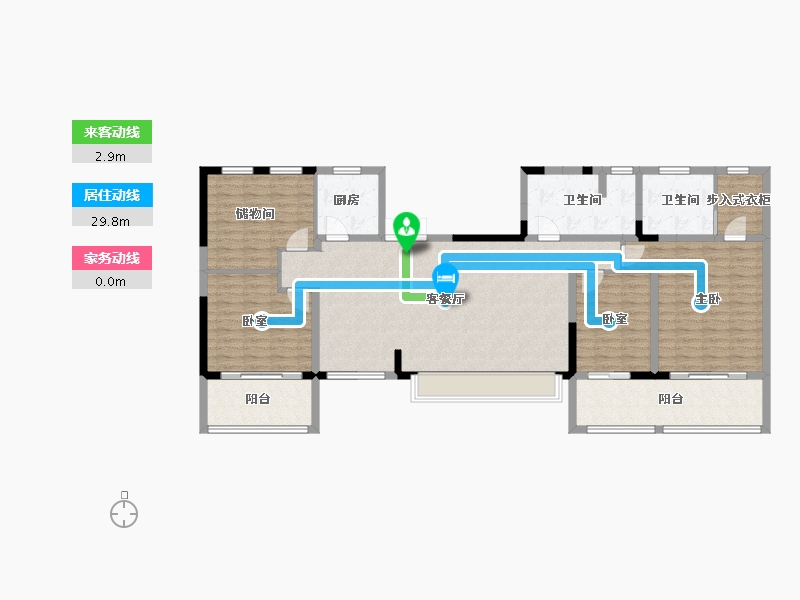 河南省-郑州市-兴港和昌云著-138.41-户型库-动静线