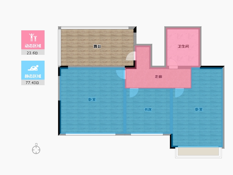 河南省-郑州市-兴港和昌云著-112.00-户型库-动静分区