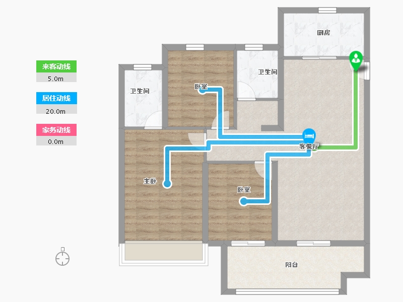 河南省-郑州市-招商美景美境-92.00-户型库-动静线