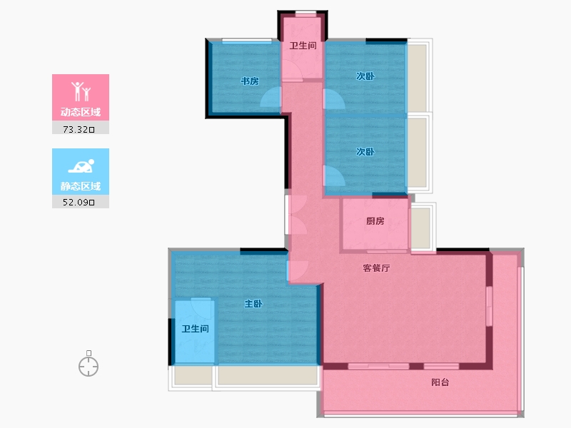 河南省-郑州市-广汇湾 -112.80-户型库-动静分区