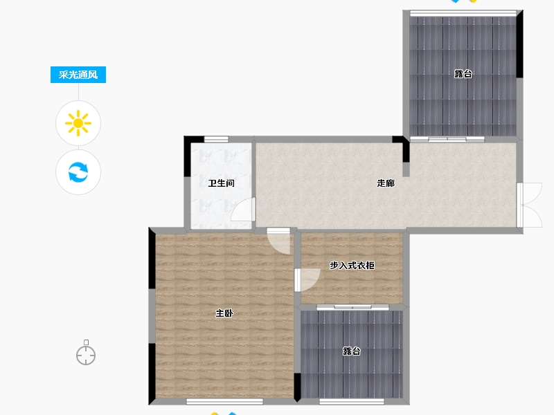 河南省-郑州市-绿地花语城-122.00-户型库-采光通风