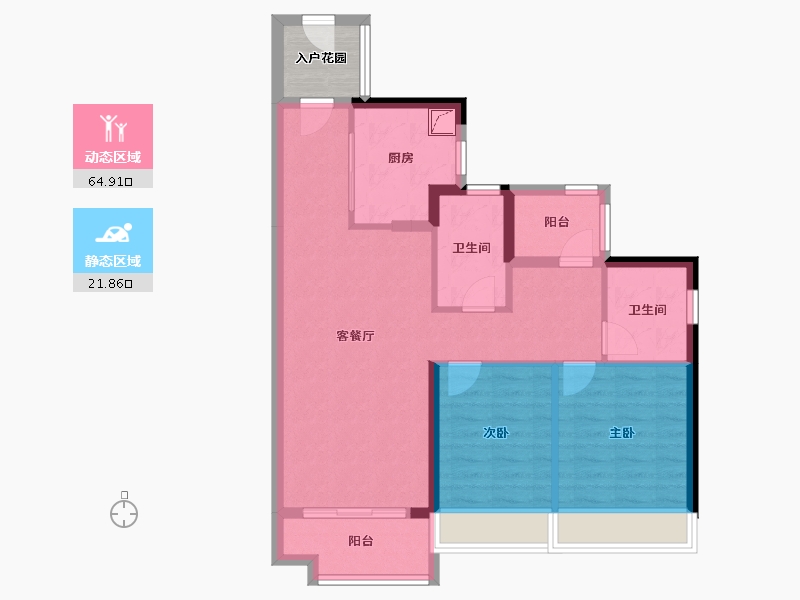 广东省-广州市-合生中央城-80.00-户型库-动静分区