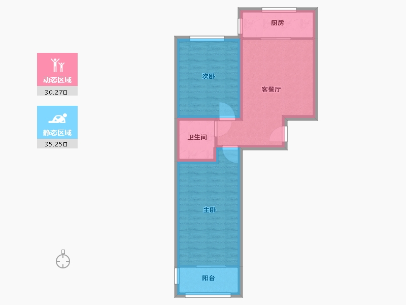 河北省-石家庄市-神奇庭院-90.00-户型库-动静分区