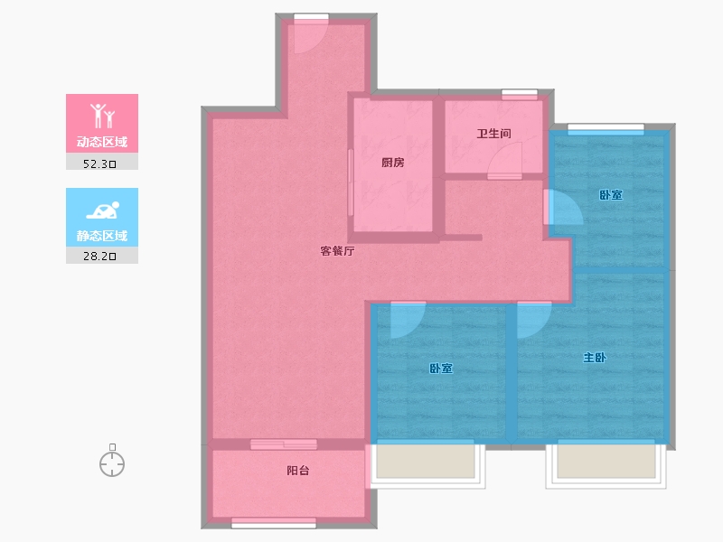 河南省-郑州市-和昌优地-71.20-户型库-动静分区