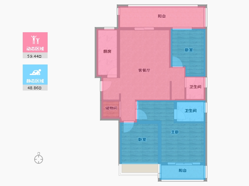 河南省-郑州市-和昌优地-96.20-户型库-动静分区