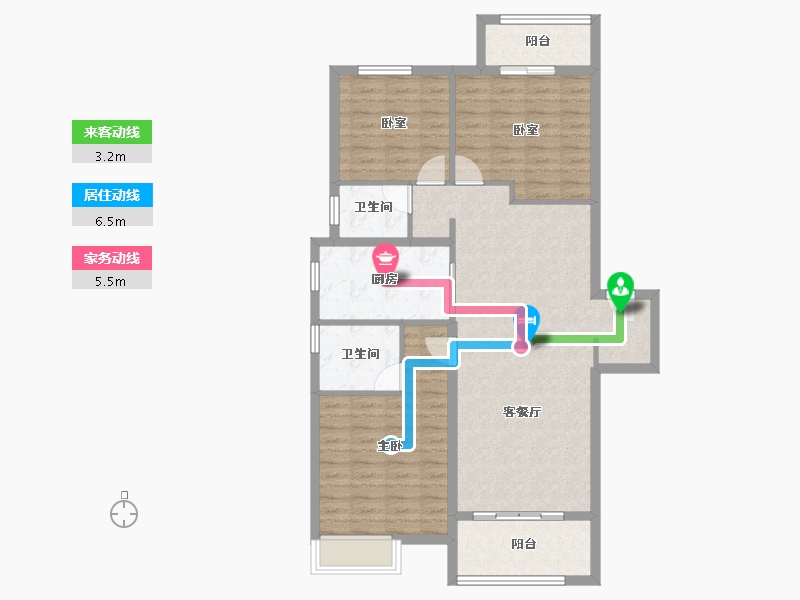 河南省-郑州市-和昌优地-100.00-户型库-动静线