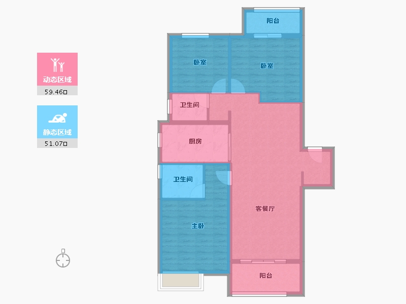 河南省-郑州市-和昌优地-100.00-户型库-动静分区