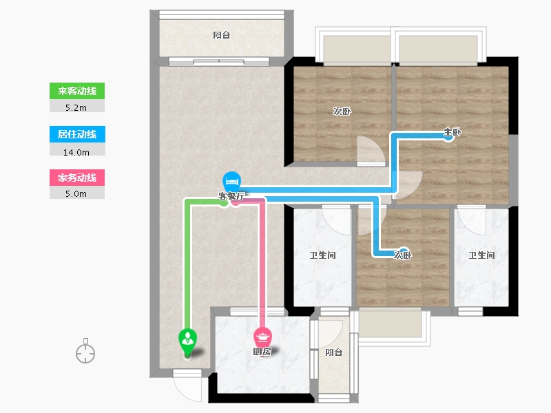 广东省-东莞市-阳光粤港三期-栖凤台-81.00-户型库-动静线