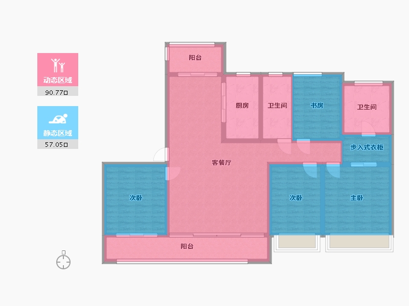 山东省-德州市-百合新城-183.00-户型库-动静分区