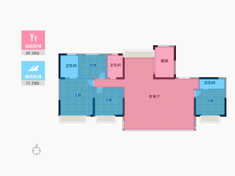 山东省-济南市-柏悦府-154.00-户型库-动静分区