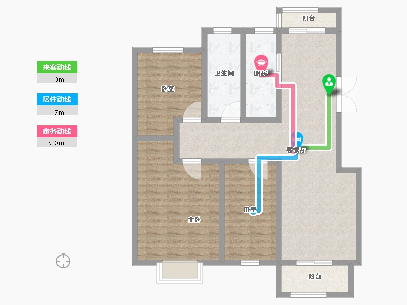 河南省-郑州市-上街龙吟世家​-99.71-户型库-动静线