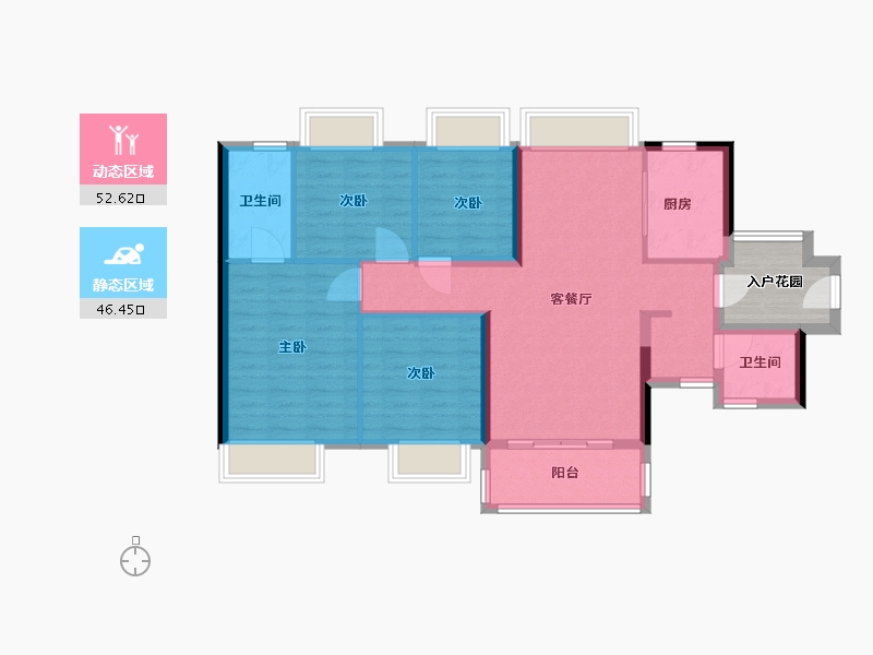 广东省-广州市-万科城市之光-94.00-户型库-动静分区