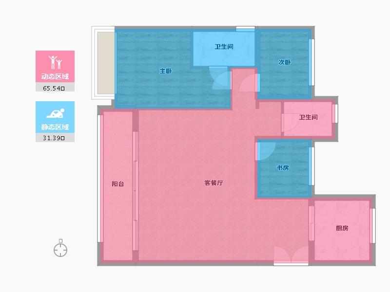 河北省-保定市-中房国府-100.00-户型库-动静分区