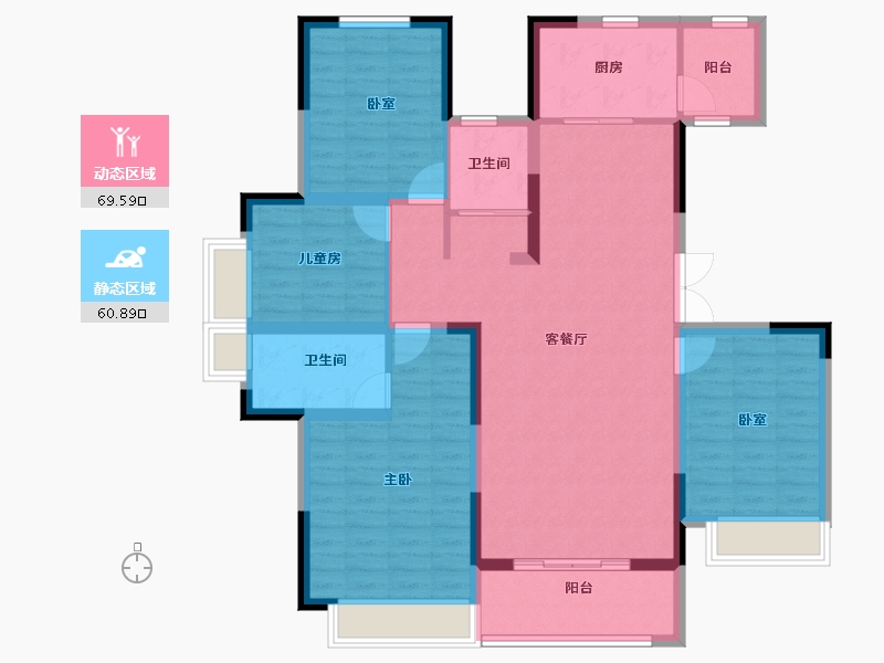 河南省-郑州市-泰宏建业国际城​-117.20-户型库-动静分区