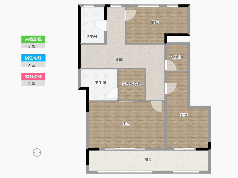 山东省-济南市-山钢锦悦华府-149.01-户型库-动静线