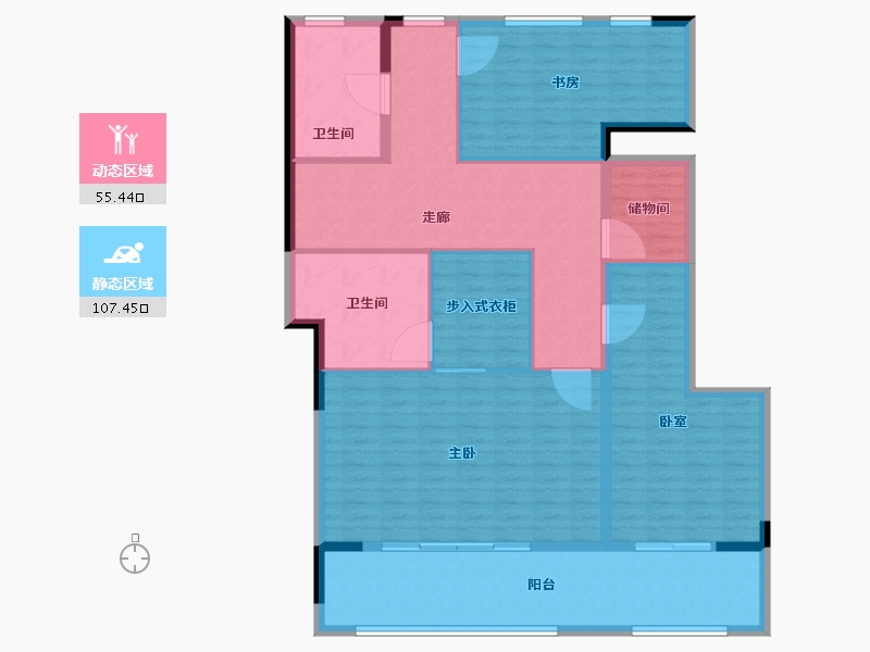 山东省-济南市-山钢锦悦华府-149.01-户型库-动静分区